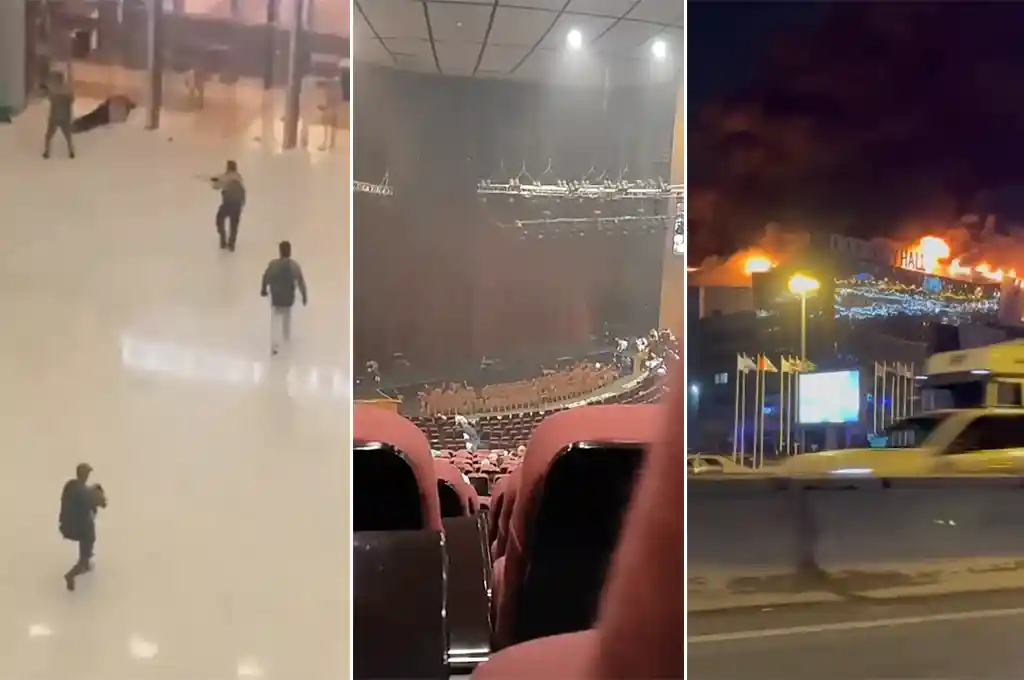 Moscou : Plusieurs tireurs ouvrent le feu dans une salle de concert, au moins 40 morts
