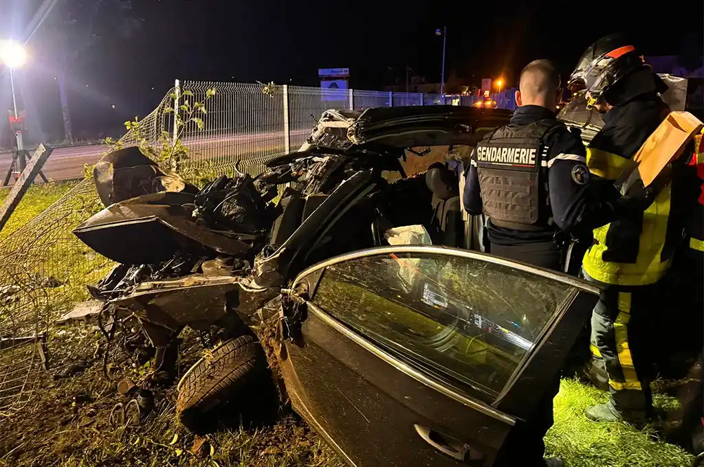 Doubs : Quatre hommes meurent dans une sortie de route à Saône