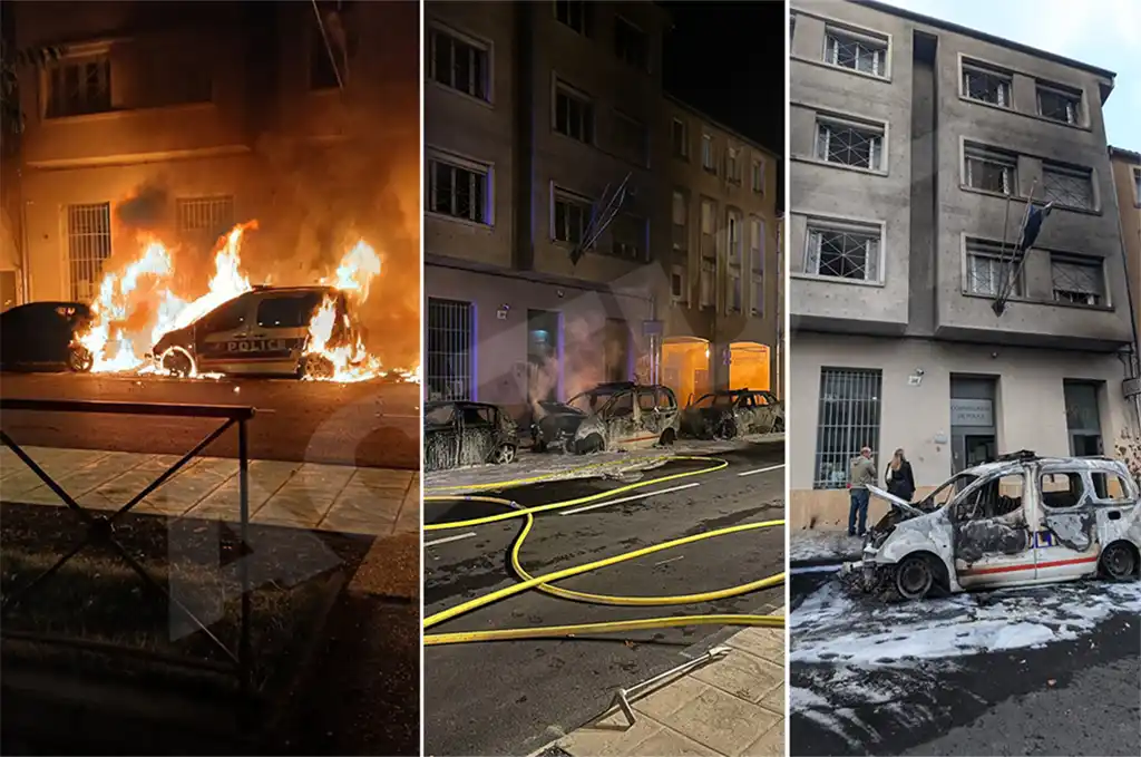 Cavaillon : Quatre voitures de police incendiées devant le commissariat durant la nuit