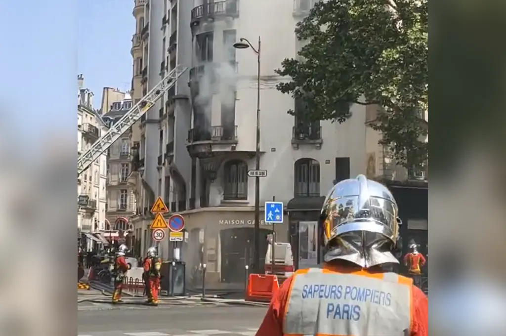 Paris : Violent feu d’appartement sur le boulevard Saint-Germain, un homme dans un état grave
