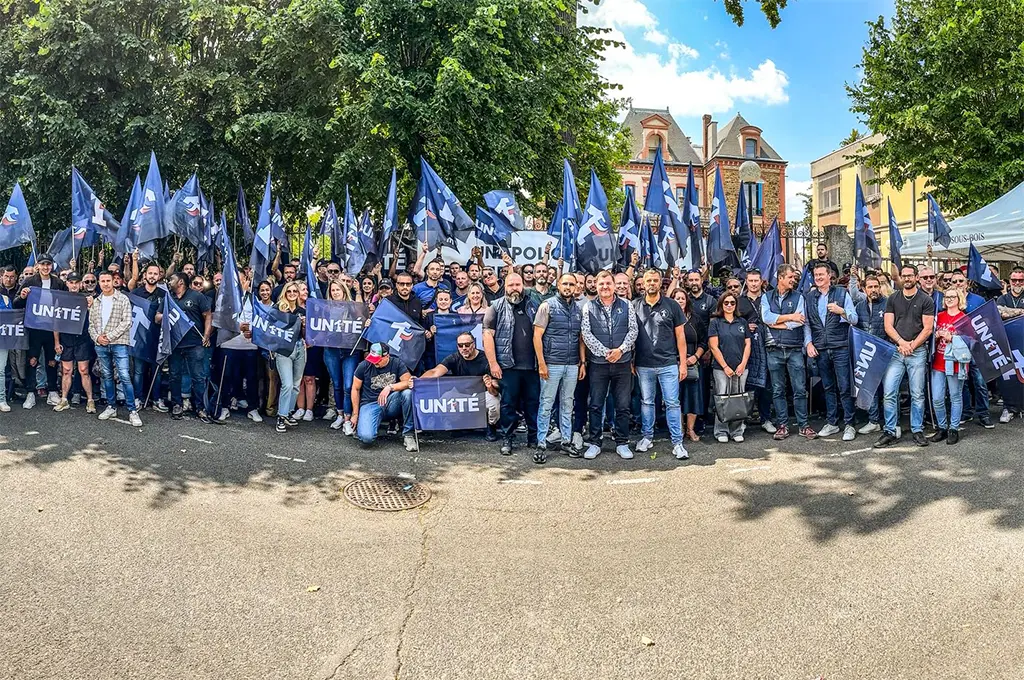 Aulnay-sous-Bois : Des policiers manifestent pour réclamer des moyens supplémentaires