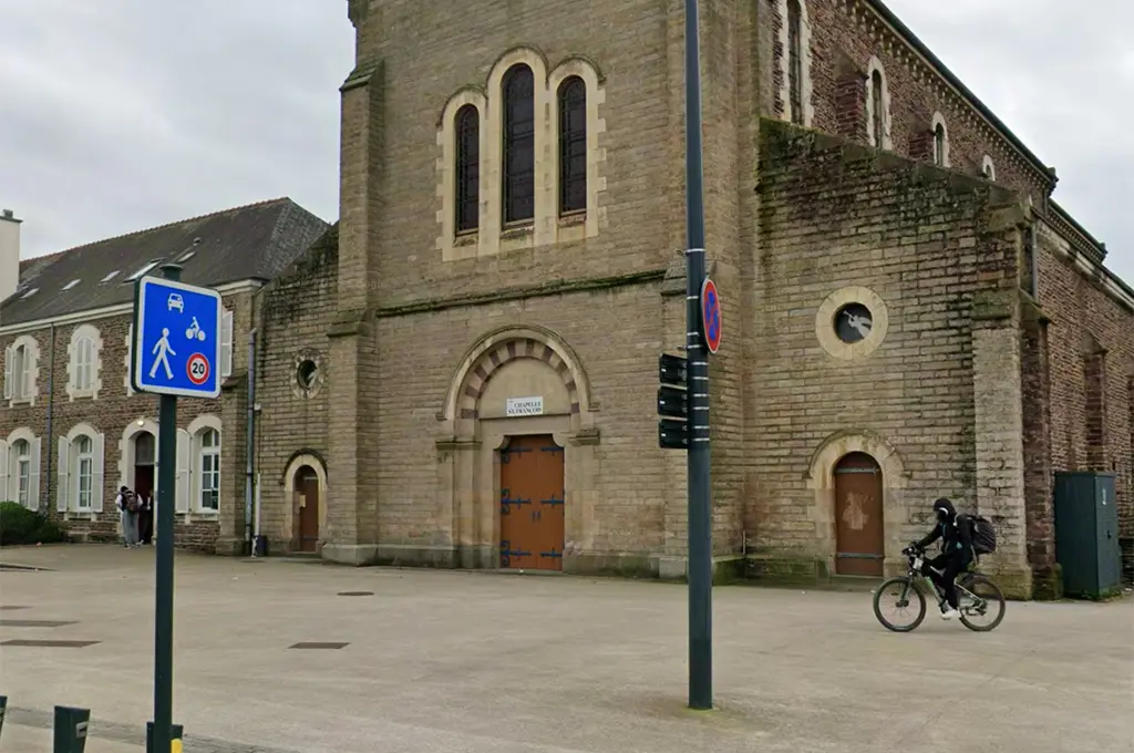 Rennes : Un homme armé d'un couteau maîtrisé par des fidèles dans une chapelle