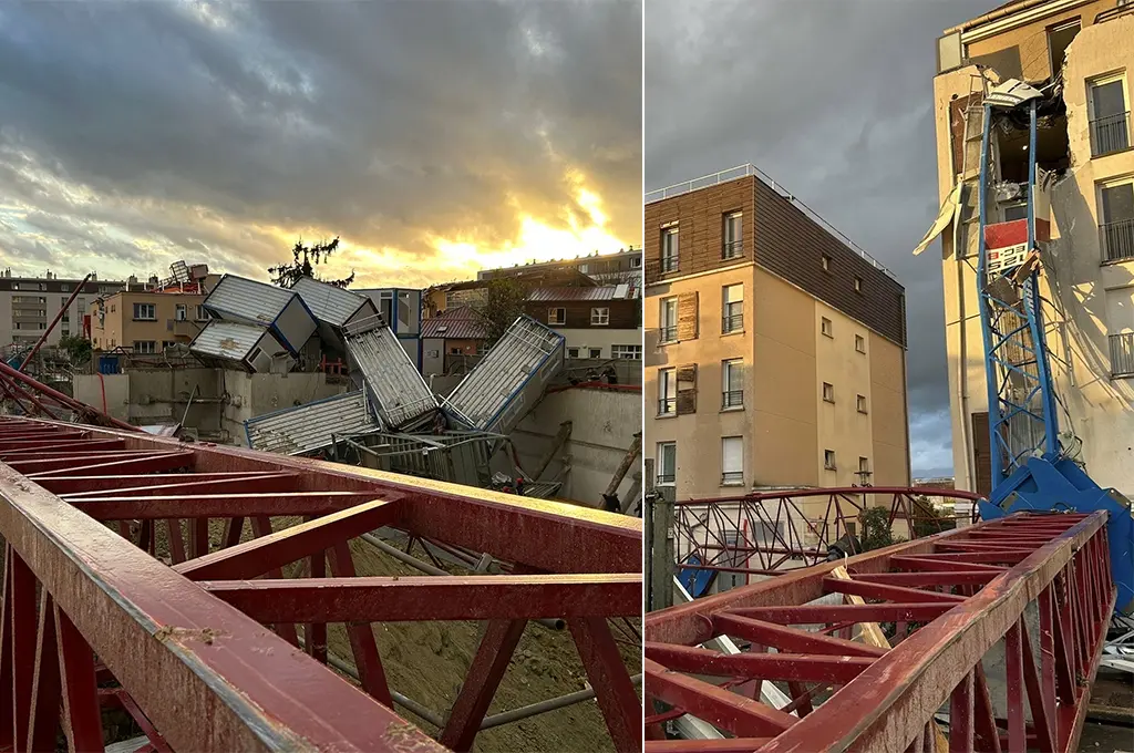 Val-d'Oise : Une tornade fait un mort et des blessés graves à Ermont, des grues effondrées