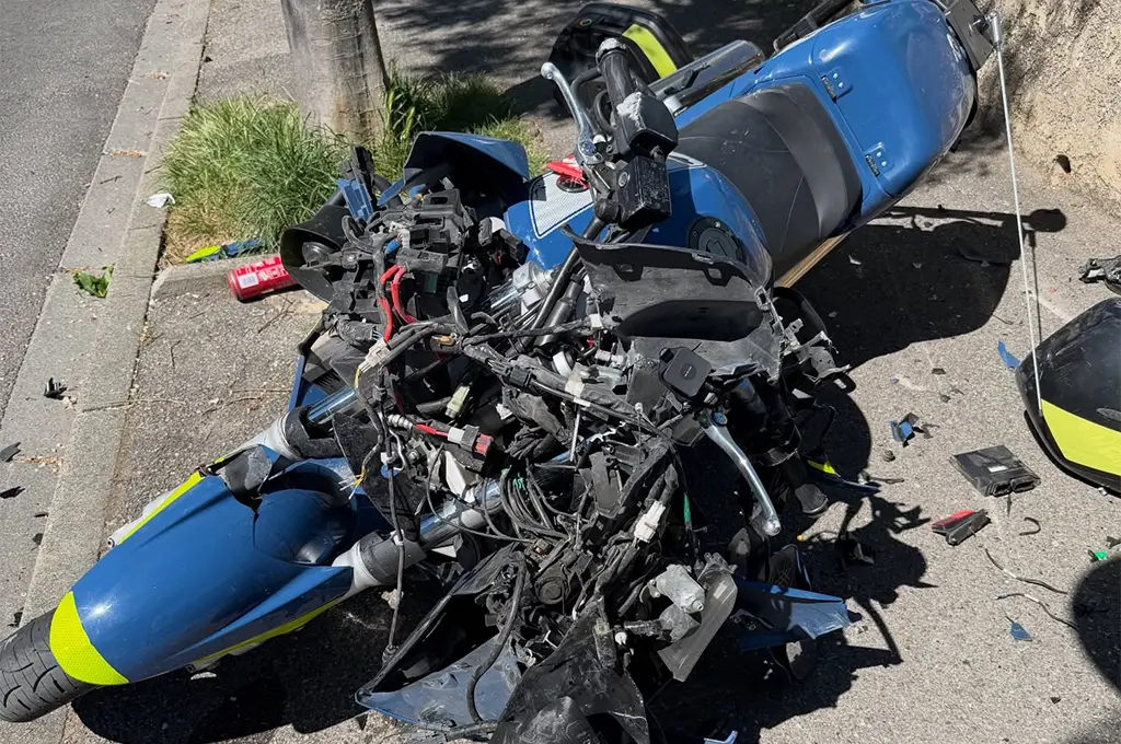 Forcalquier : Deux gendarmes percutés volontairement par un chauffard refusant d'obtempérer