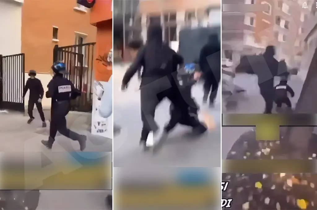 Paris : Une policière isolée mise au sol et rouée de coups par des émeutiers
